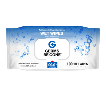 100 Count Germs Be Gone Antibacterial Sanitizing Wipes
