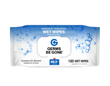 100 Count Germs Be Gone Antibacterial Sanitizing Wipes